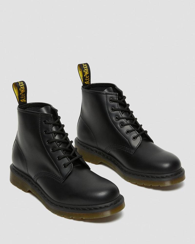 Dr Martens 101 Smooth Lær Ankelstøvletter Herre Svarte | Norge 38QMA